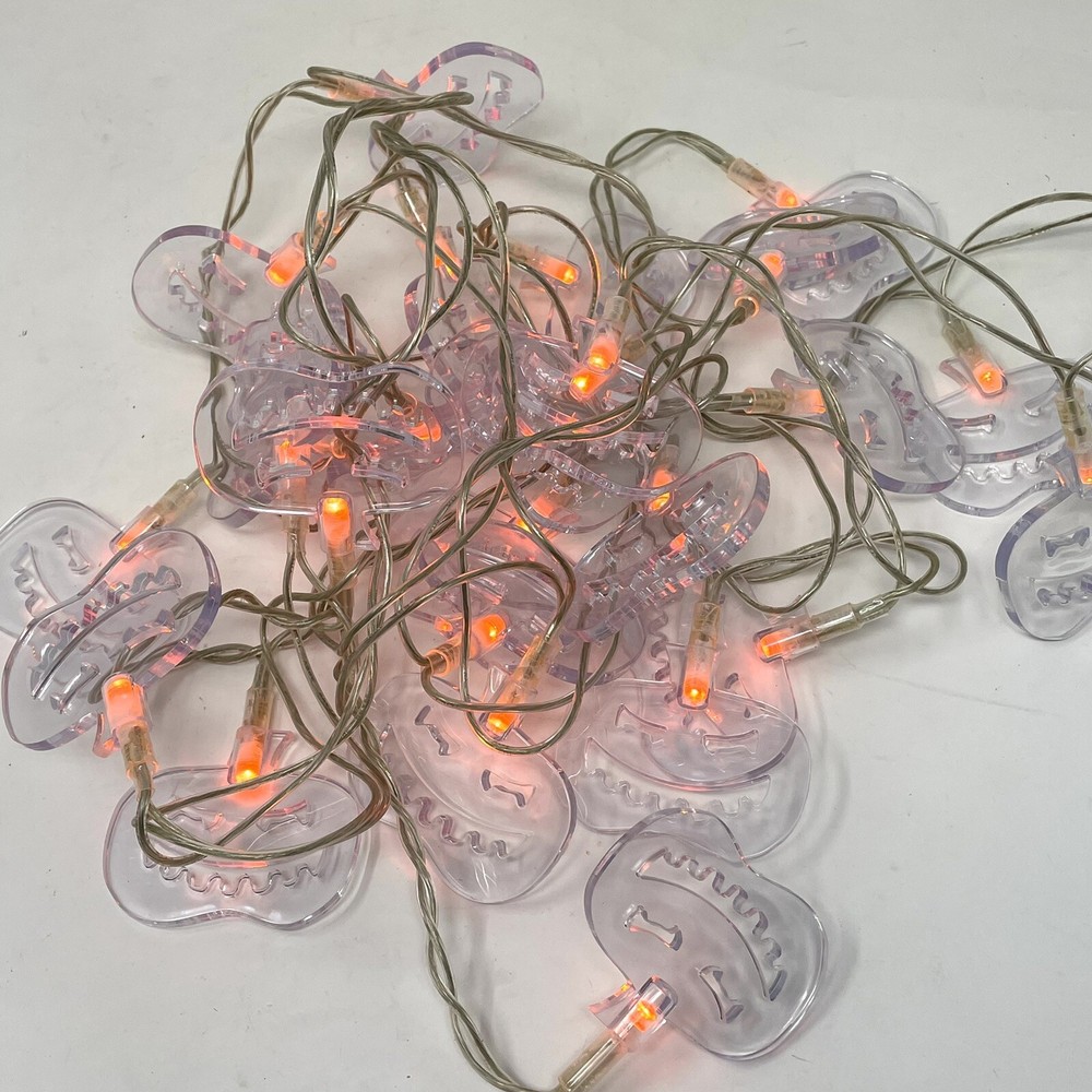Halloween LED String Lights Jack-O’-Lantern Decoration Pumpkin Creepy Spooky