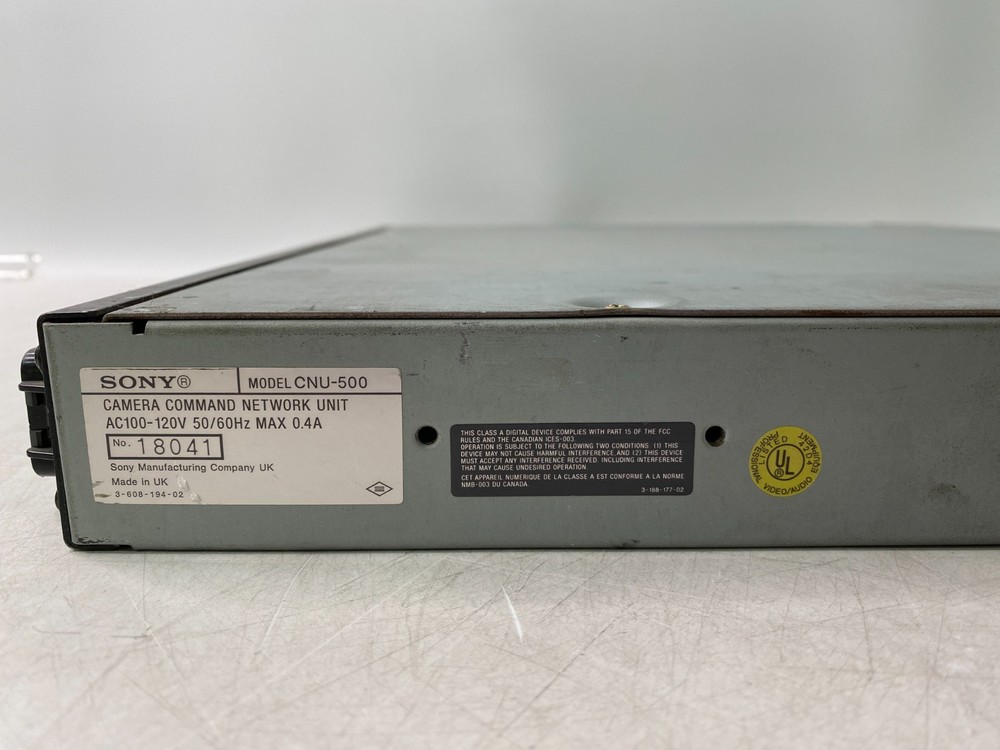 Sony CNU-500 Camera Command Network Unit