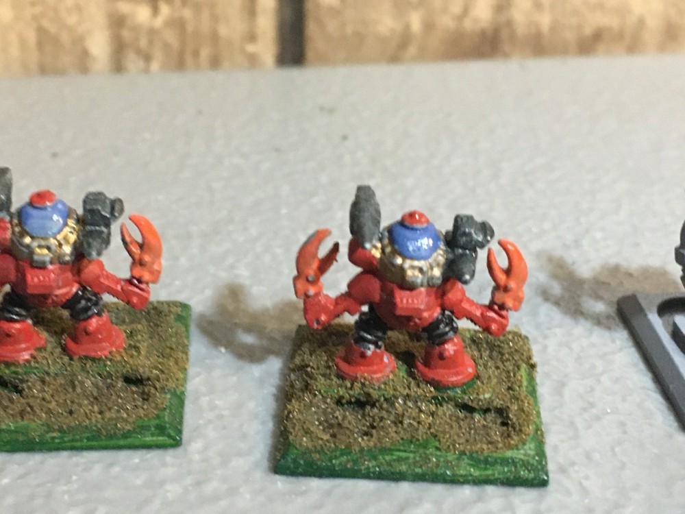 A28897 WARHAMMER 40K EPIC SPACE ORKS DREADNOUGHT 3 PK GW GAMES WORKSHOP