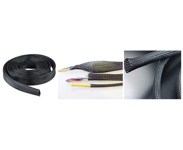 Expandable Braided Sleeve Cable Sock - 2" Diameter, 50FT Length
