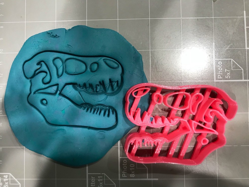 Dinosaur Jaw cookie cutter