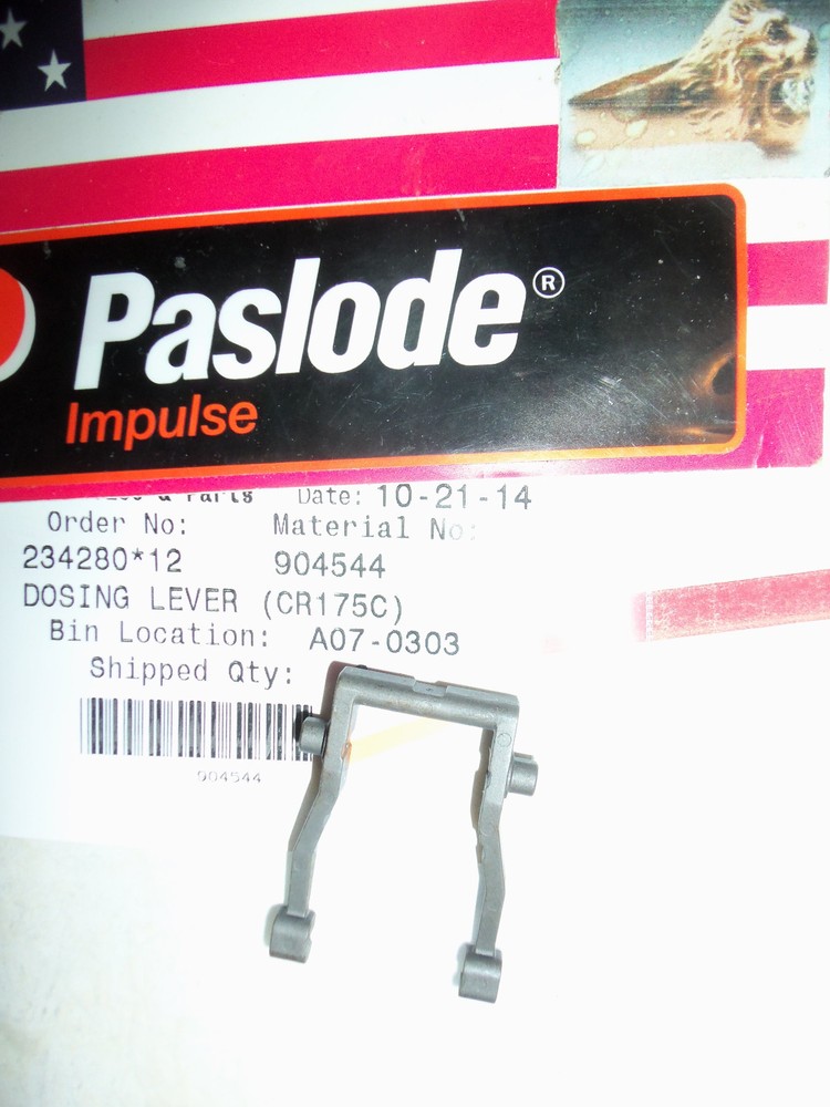 Paslode Part # 904544 Dosing Lever