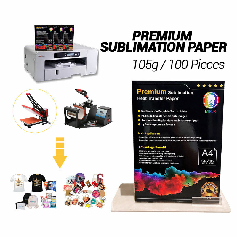 A4 Premium Quality sublimation paper 100 Sheets/105g - high transfer rate