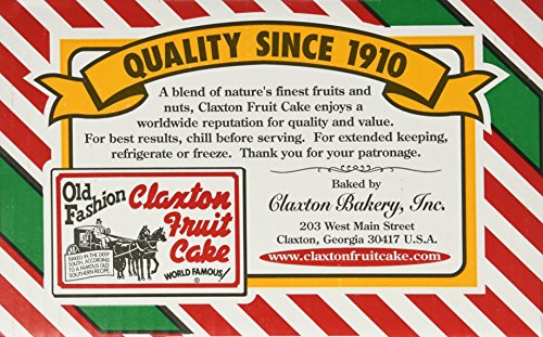 Claxton Old Fashioned Fruit Cake, 3 pounds