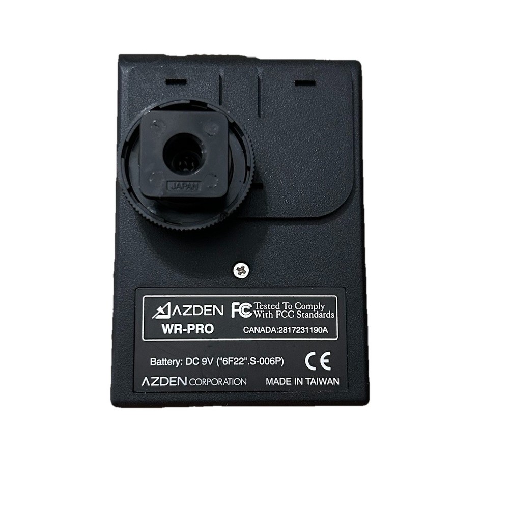 Azden WM-PRO Transmitter WR-PRO Receiver VHF Wireless Microphone Complete Used