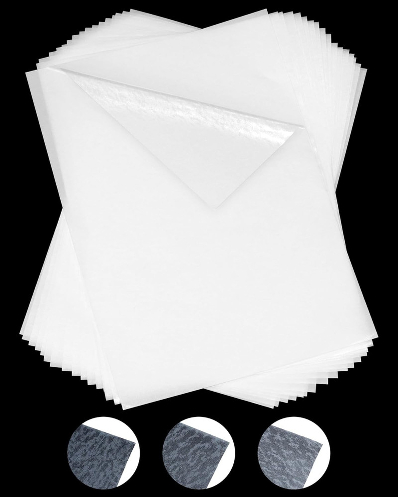Double Sided Iron On Adhesive Sheets: 20 PCS Heavy Weight A4 Size Double-Sided P