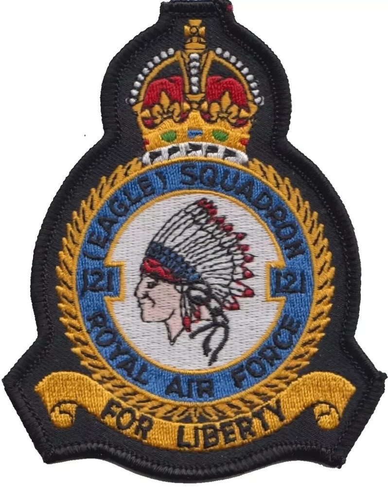 133 Eagle Squadron Royal Air Force Embroidered Patch Badge - LAST FEW