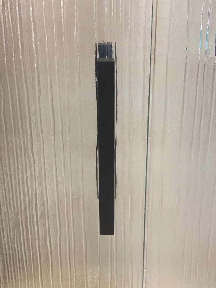 Shower Door Handle - 8" Square Ladder Pull (NEW STYLE)