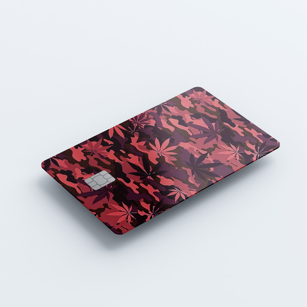 Herbal Camo Card Skin (RED)