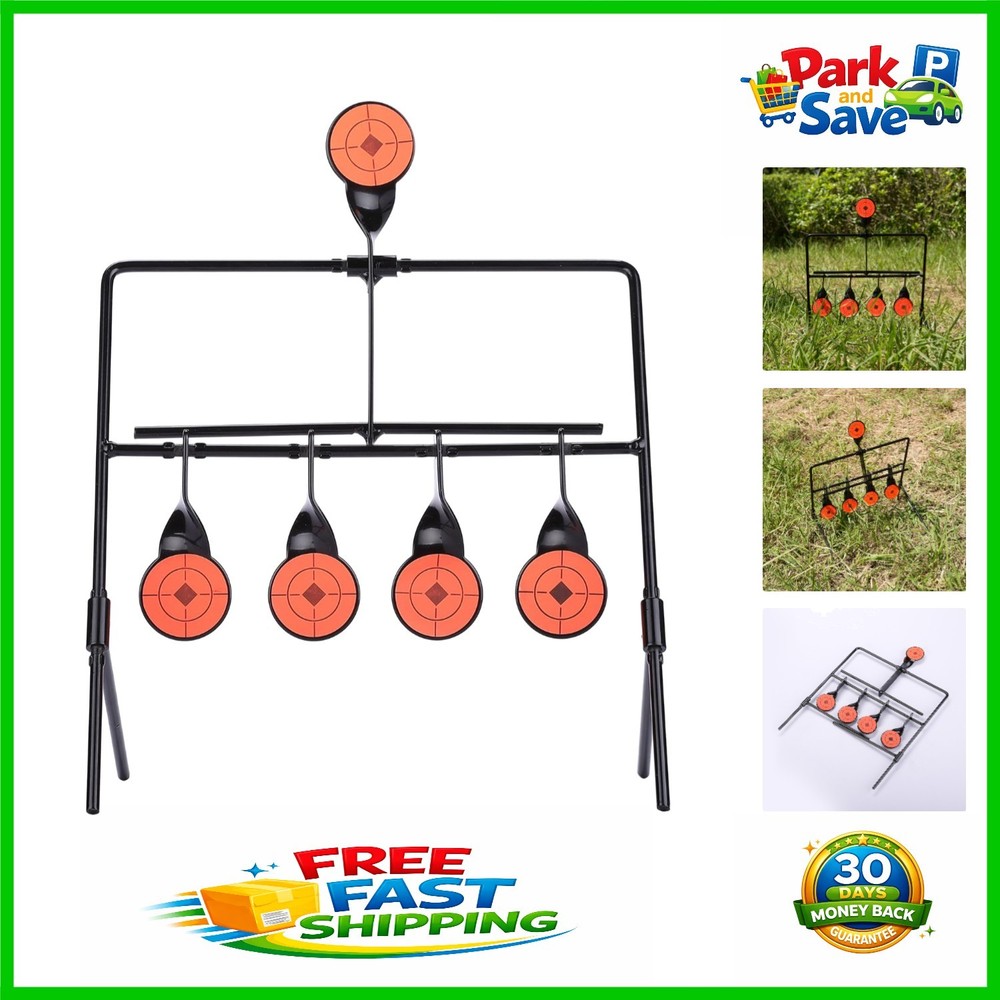 Compact Automatic Resetting Target with Shooting Spots for Air Gun Training