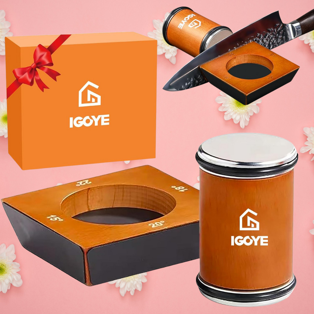 Diamond Rolling Sharpening Sharpener Knife Tool 4 Adjustable Angle Magnetic Base