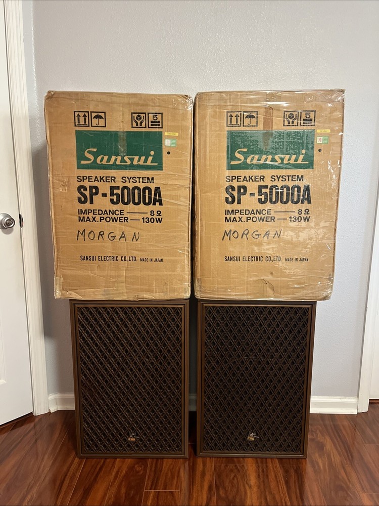 RARE! Sansui SP-5000A Speakers in Nice Condition Pair