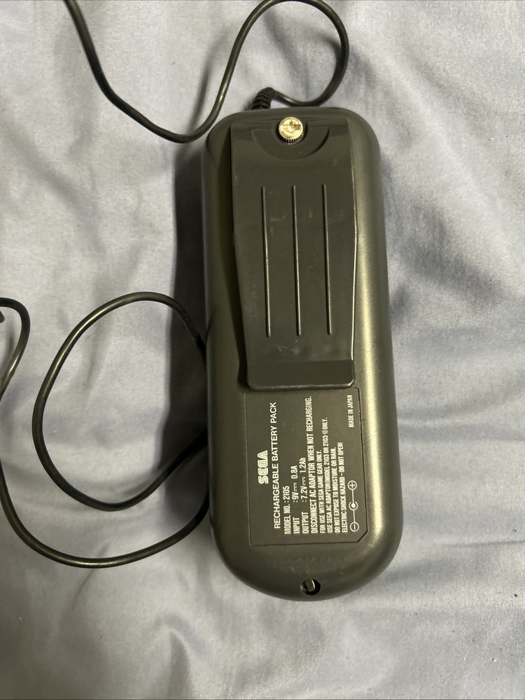 SEGA Game Gear Rechargeable Battery Pack 2105 UNTESTED