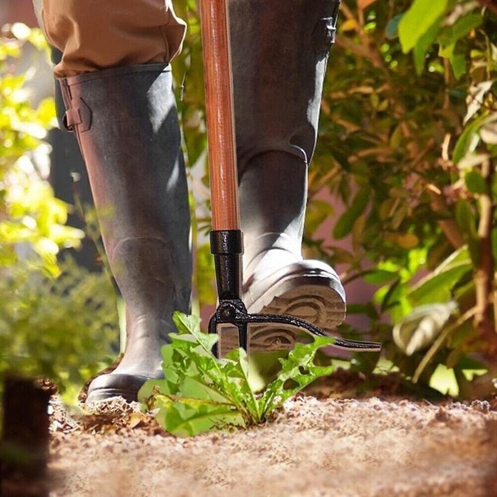Weeder Puller Stand UP Garden Lawn Weed Root Remover Weeding Head Digging Tool