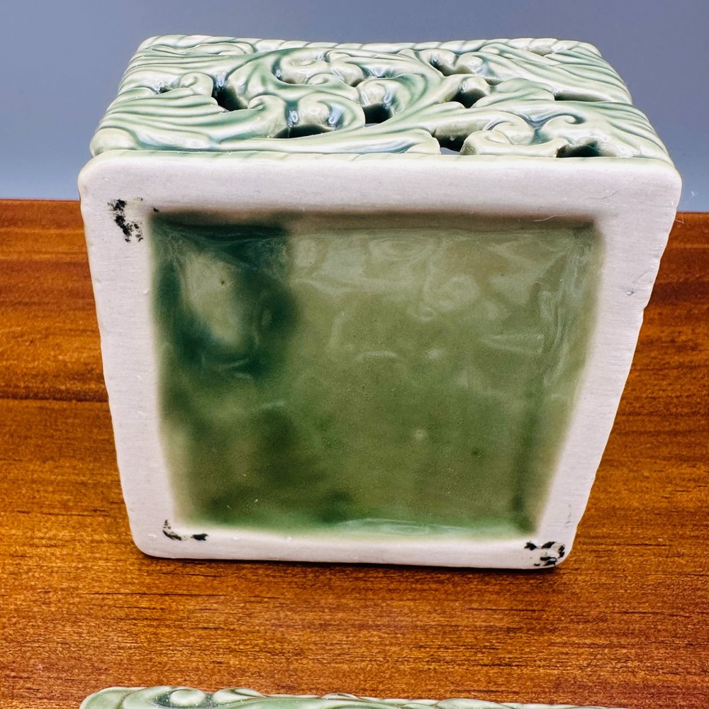 Handmade Celadon Porcelain Incense Burner