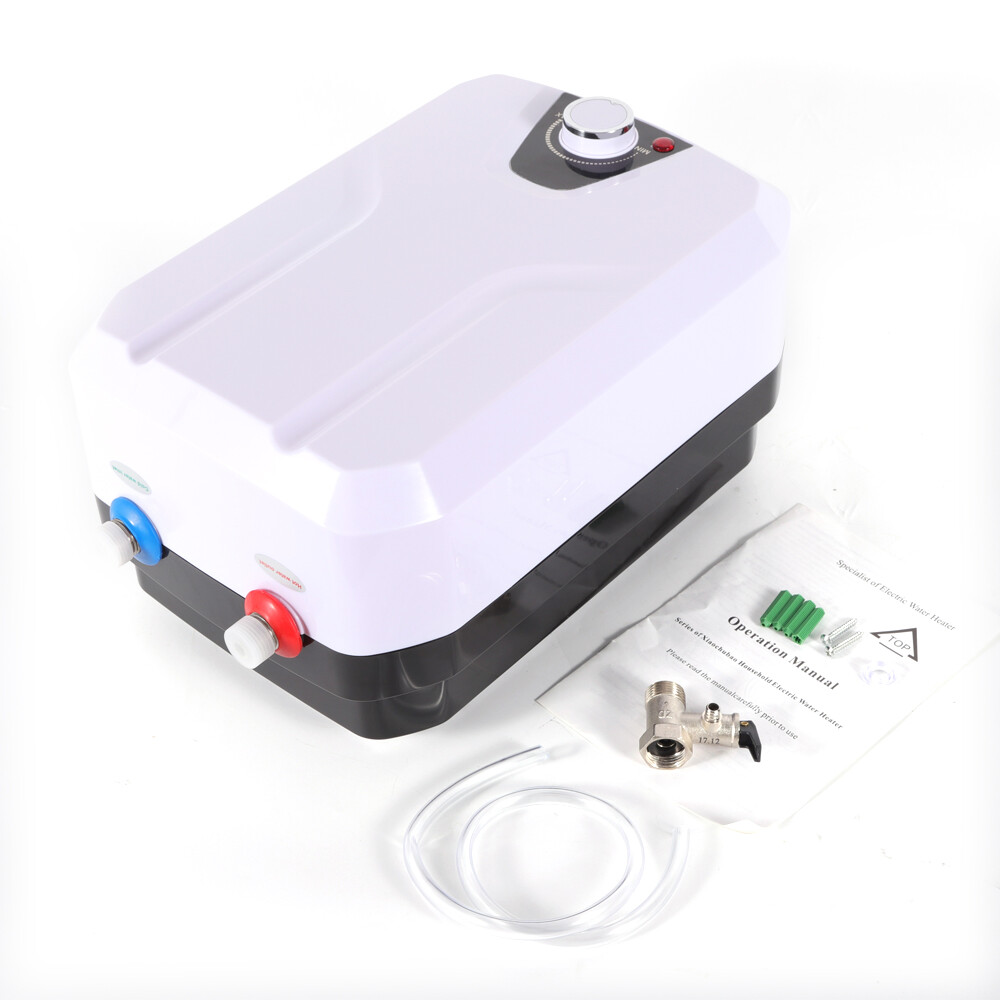 Electric Tankless Water Heater 1.5KW Mini Tank Point-Of-Use Instant Hot for RVs