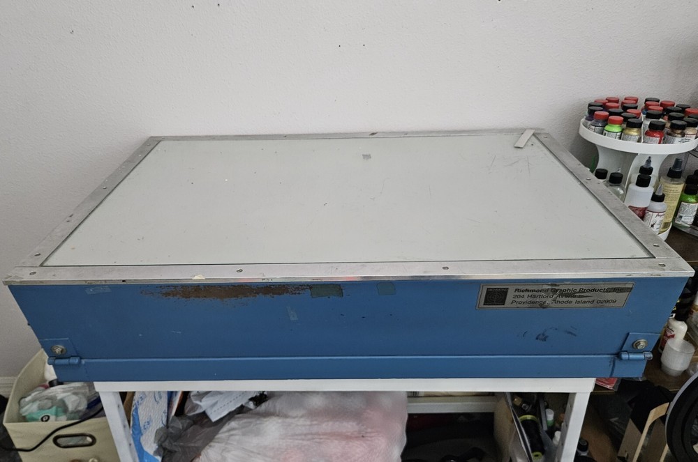 Richmond Graphic Products Light Table Trace Table Light Box Desk - drawing...