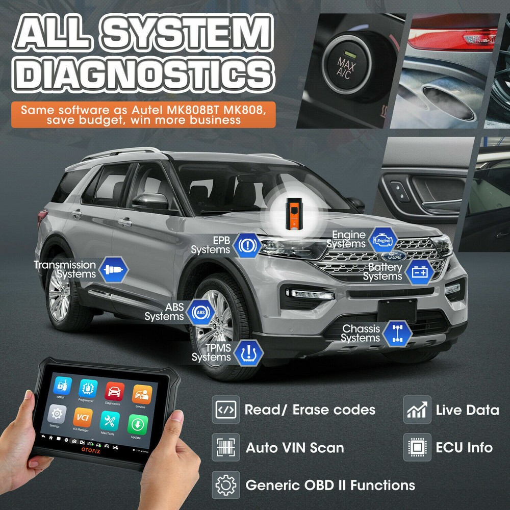 2025 OTOFIX D1 Lite Car Bidirectional Scanner Auto Full System Diagnostic Tool