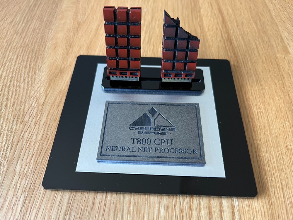 Terminator T-800 CPU Brain Chips Prop Replica