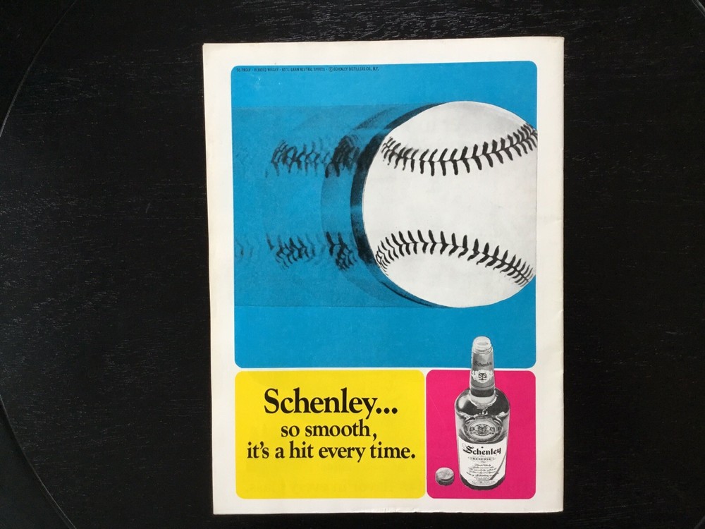 1967 Boston Red Sox “Impossible Dream” Program & Scorecard Vs. KC 1 UNSCORED