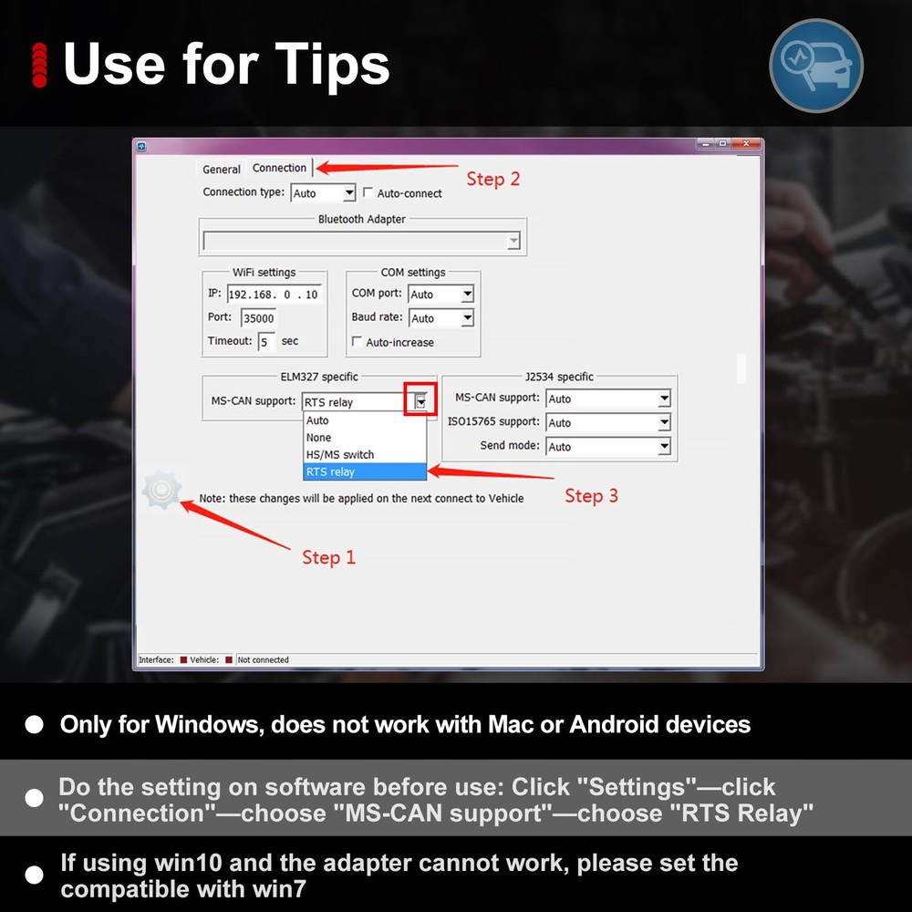 FOR*Scan Pro Scan Tool ELM327 Code Reader For Ford Hidden Function Programming