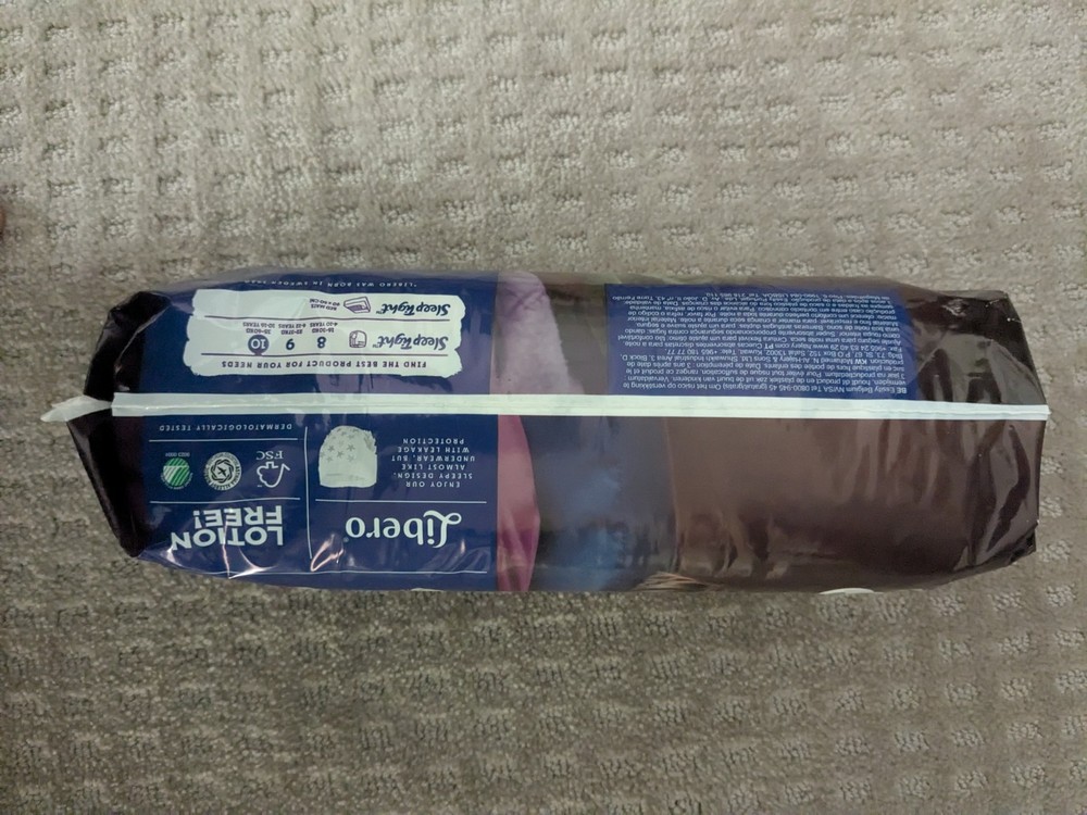 Package Of 9 Libero Sleep Tight Size 10 Pull-Ups