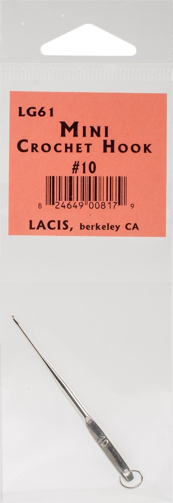 3 Pack - Lacis Mini Crochet Hook 2.25"-#10 - LG61-10