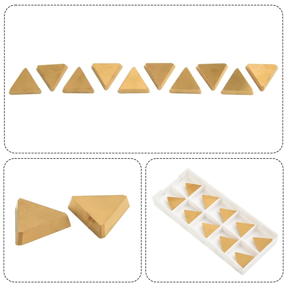 Milling Tools Pack of Ten with High Strength Carbide Insert Construction