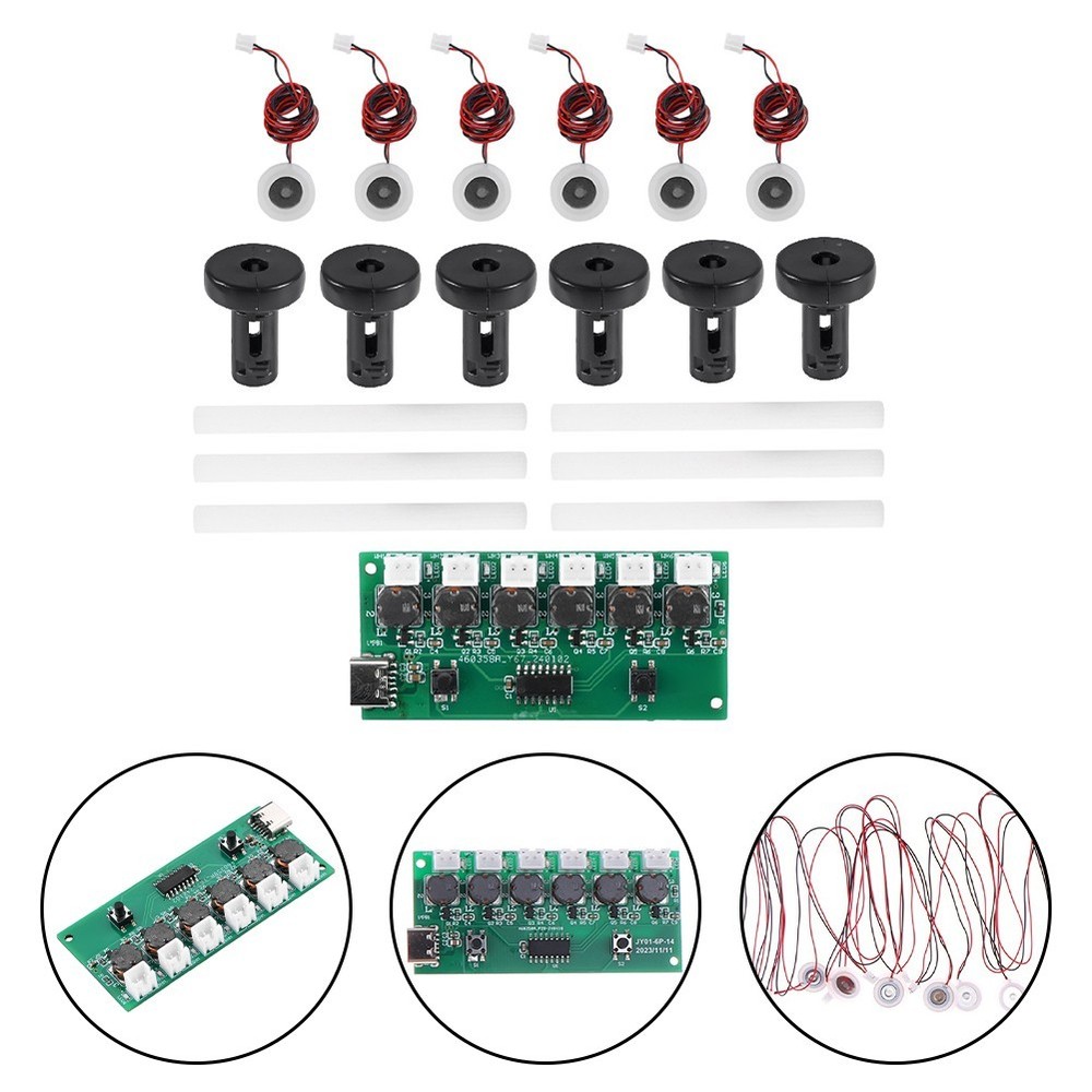 Compact Humidifier Control Board System with Multiple Spray Modes Available