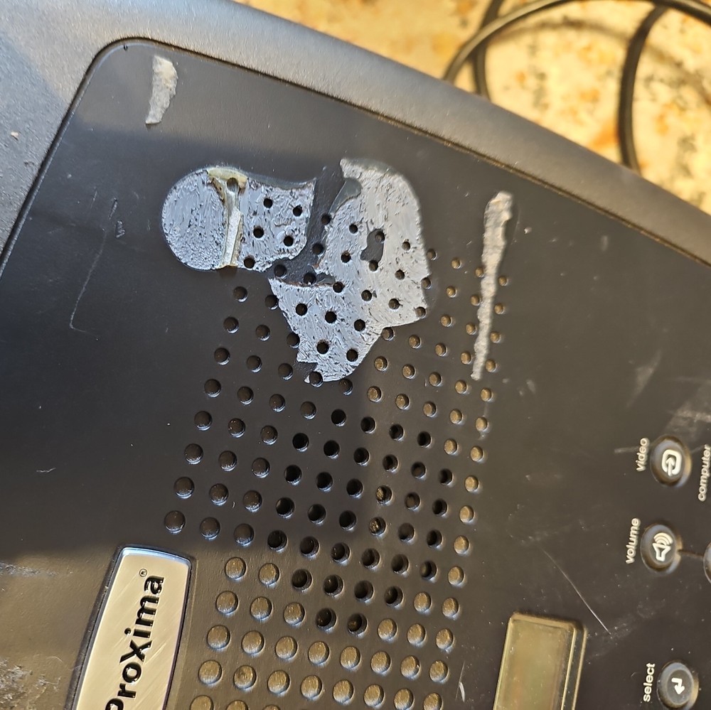 ASK Proxima C180 LCD Projector With Cables. Turns On!!