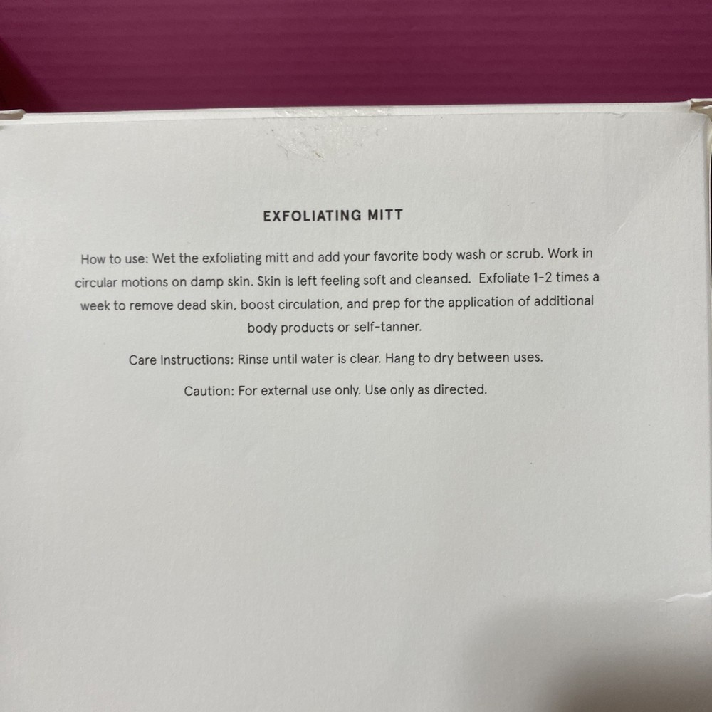 Dermstore Exfoliating Mitt - NIB