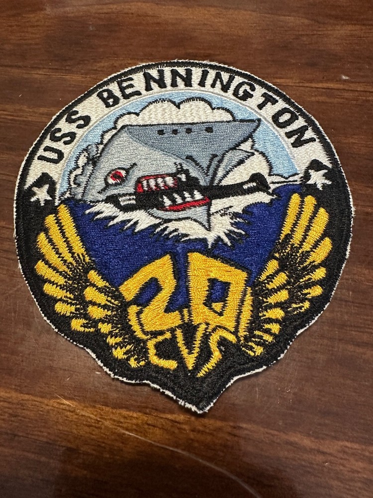 Vintage US Navy USS Bennington CVS-20 Ship Patch