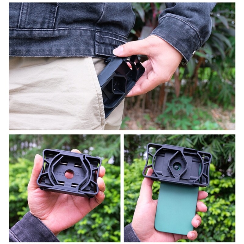 Universal Cellphone Adapter Clip Mount Binocular Monocular Phone Holder Support