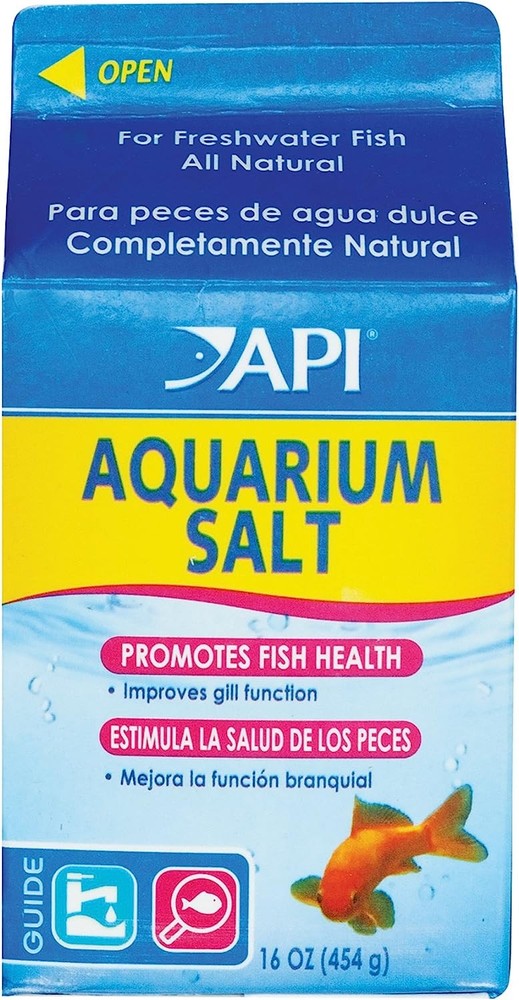 API Aquarium Salt Reduce Stress for Fish 16 ounces