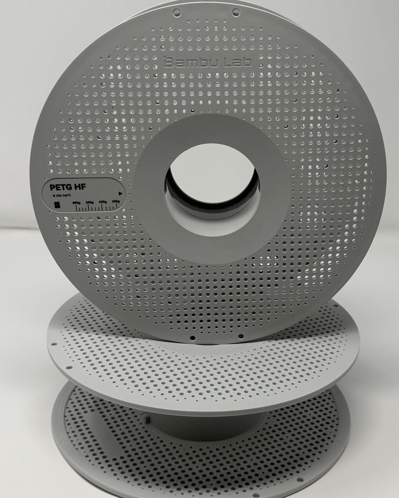 Bambu Lab FDM 3D Printer Reusable Empty Spools 1.75mm 1kg - Lot of 6