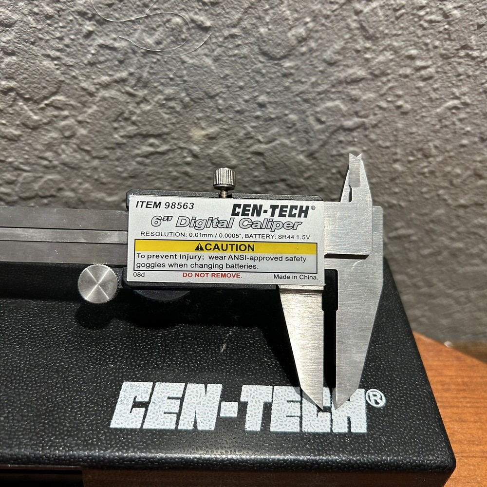 Cen-Tech 6” Digital Caliper & Case – Model #98563 – Precision Tool