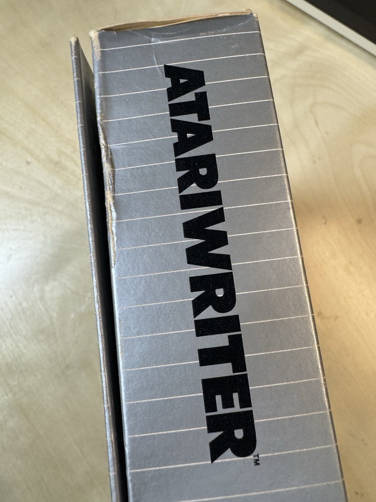 Atariwriter - A Word Processor for Atari 400/800, 1982 Complete In Box w/Manual