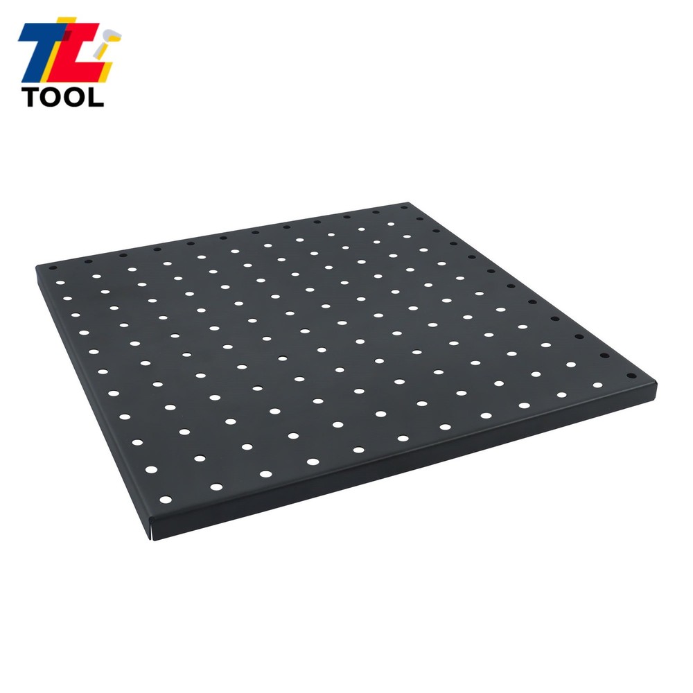 4 Pcs Black Metal Pegboards Peg Boards Wall Organizer Panel Storage Hanger Tool