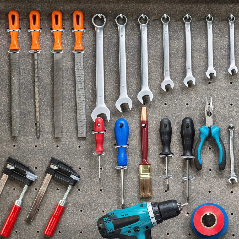 12 Pieces Screwdriver Organizer Tool Holders Multi-Tool Holder Double-Ring To...