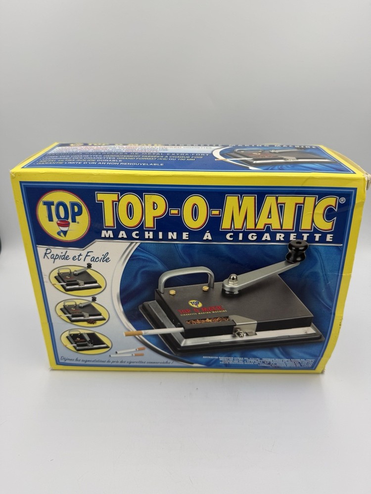 TOP-O-MATIC Machine A Cigarette Rolling Machine NIB