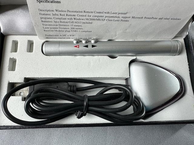 Laser Wireless Presenter Remote Controller in Case ssc