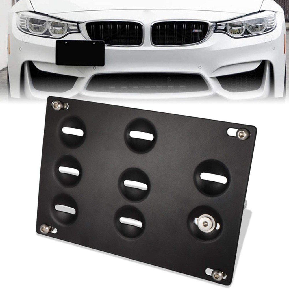 Tow Hook License Plate Mount for BMW E39 E46 E90 E91 E92 E93 E70 E71 F10 F30