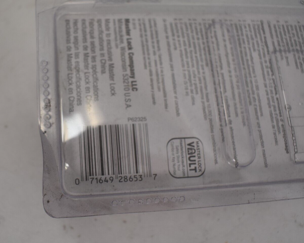 Master Lock Padlock Set & Reset Your Own 4 Digit Combination Lock 875DLF