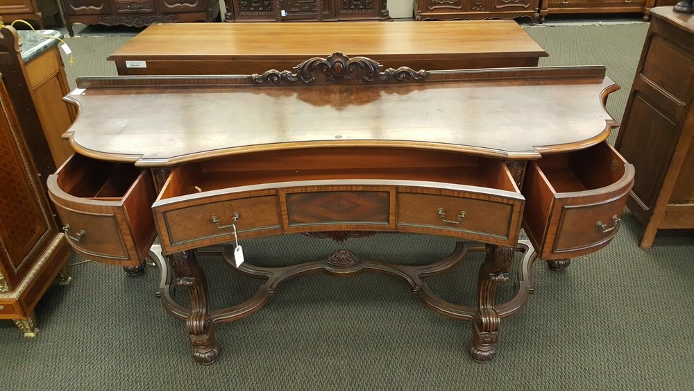 Walnut Serpentine Sideboard