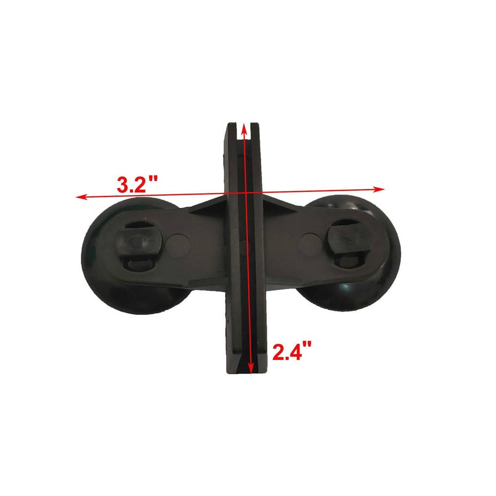 12 Pack Aquarium Divider Suction Cup Divider Black Plastic Sheet Isolation Ho...