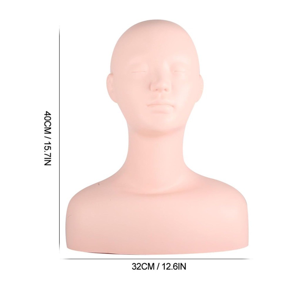 Multi-Function Makeup Practice Model, Esthetics Mannequin Head for Cosmetology