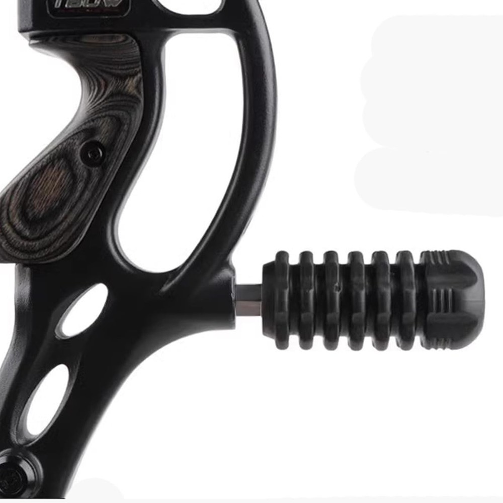 2 pcs Archery Compound Bow Stabilizer， Bow Riser Extension Dampener Arrows Sta