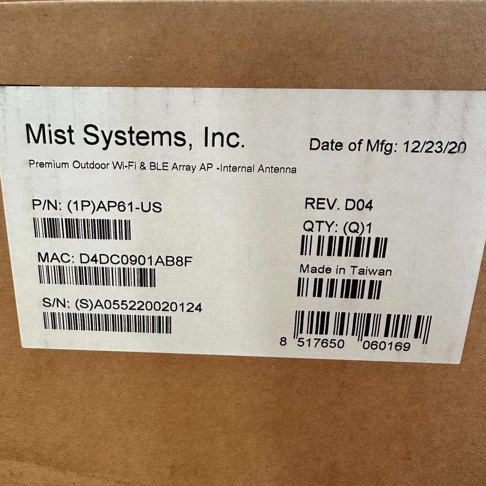 MIST SYSTEMS by Juniper Wireless Access Point AP61-US Premium WiFi Antenna