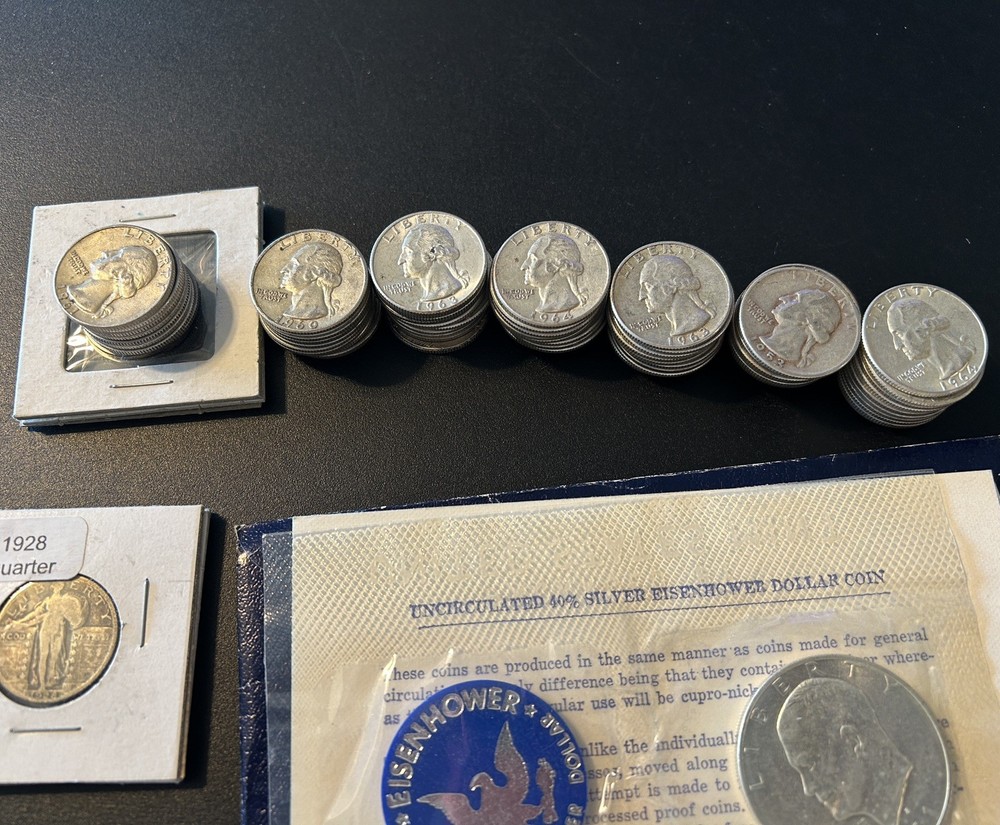 Junk silver & bullion 17 1/2 ozs
