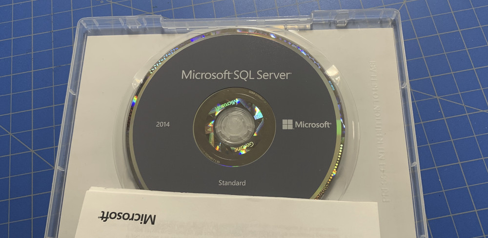SQL Server 2014 Standard 16 Core DVD COA Genuine Holographic Authentic Unlimited